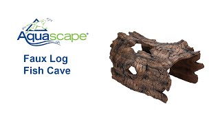 Faux Log Fish Cave: Keep Fish Safe!