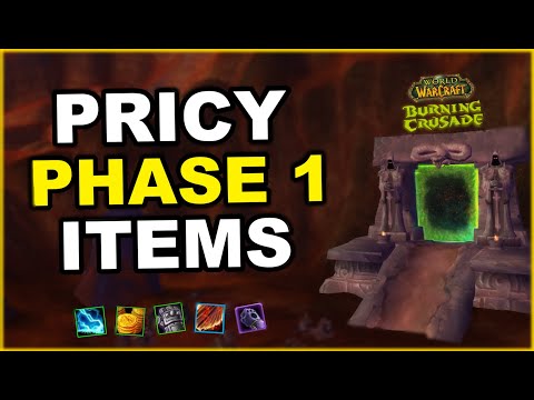 TBC Phase 1 expensive and rare items