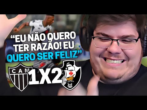 CASIMIRO REAGE: ATLÉTICO-MG 1 X 2 VASCO PELO BRASILEIRÃO 2023 | Cortes do Casimito