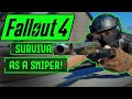 Can I Beat Fallout 4 Survival Difficulty as a SNIPER?! | Fallout 4 Survival Challenge!