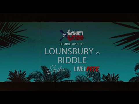 XKO 62 Jordan Riddle vs George Lounsbury