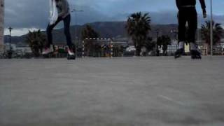 Carmen, yas &amp; pili patinando 10-02-10 .Parte 2