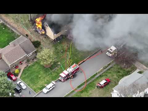 #1 Mount Tabor Fire Department - Home Fire on April-21-2022  (FULL UNEDITED FOOTAGE)