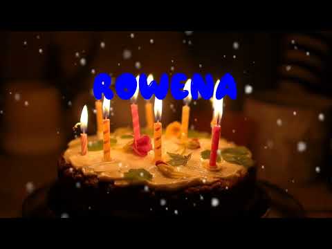 Happy Birthday ROWENA   Happy Birthday Song   Birthday Wishes   Birthday Party