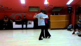 Fernando Jorge y Alexandra Baldaque (2) (Escuela "Puro Tango", Moscú, 26.03.2012)