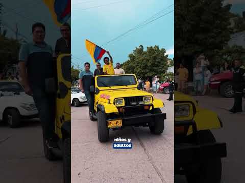 Desfile Carros Antiguos Villanueva La Guajira