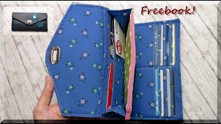 Portemonnaie LISANNE nähen / kostenloses e-Book von AKkreativ