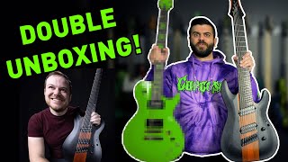 Video thumbnail for Unboxing Rob Scallon's SIGNATURE 8 STRING & The MOST Green Baritone Guitar Ever by Andrew Baena