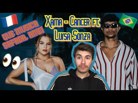 Francês REAGE Xamã Feat. Luísa Sonza - Câncer (Prod. DJ Gustah) | React