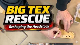 "Big Tex" Guitar Rescue: Reshaping the Headstock
