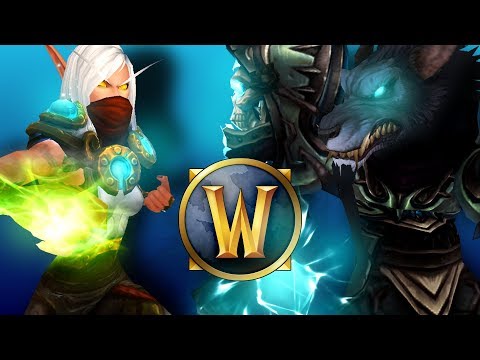 The Insane MONK vs Monster DK (1v1 Duels) - PvP WoW: Battle For Azeroth 8.1