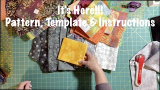 Batik Boho Throw Ep.1 - pattern, template & instructions