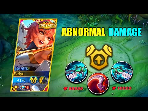 NEW ABNORMAL DAMAGE BUILD FOR BEATRIX 1HIT🔥NEW SKIN!!