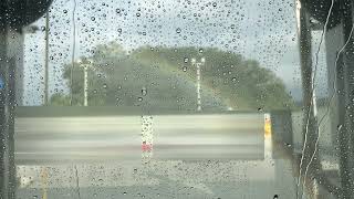 タケウチビユーテー洗車機：MIYABI Ⅱ【雅Ⅱ】（車内から撮影）