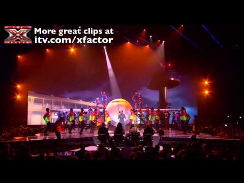 Marcus Collins takes off - The X Factor 2011 Live Final - itv.com/xfactor