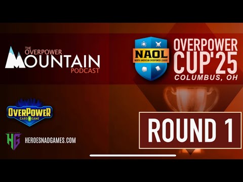 Swiss Round 1 ~ OverPower Card Game 2025 OP CUP Tournament (Columbus, Ohio)