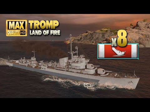 Destroyer Tromp: First and not the last kill - World of Warships