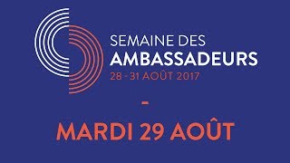 Allocution du président de la République - 29 août 2017