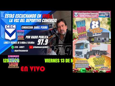 Club Comercio, Bingo Show Navideño, Santa Sylvina - Chaco