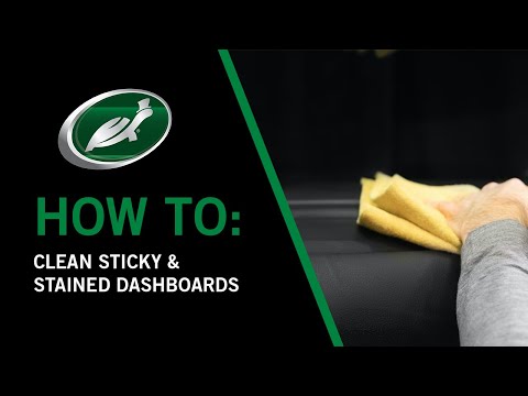 How To Clean Sticky and Stained Dashboards