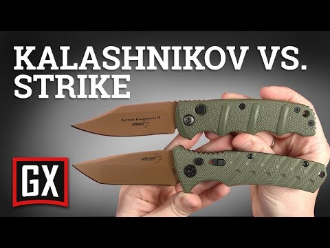Boker Strike Automatic Knife vs Boker Kalashnikov Automatic Knife