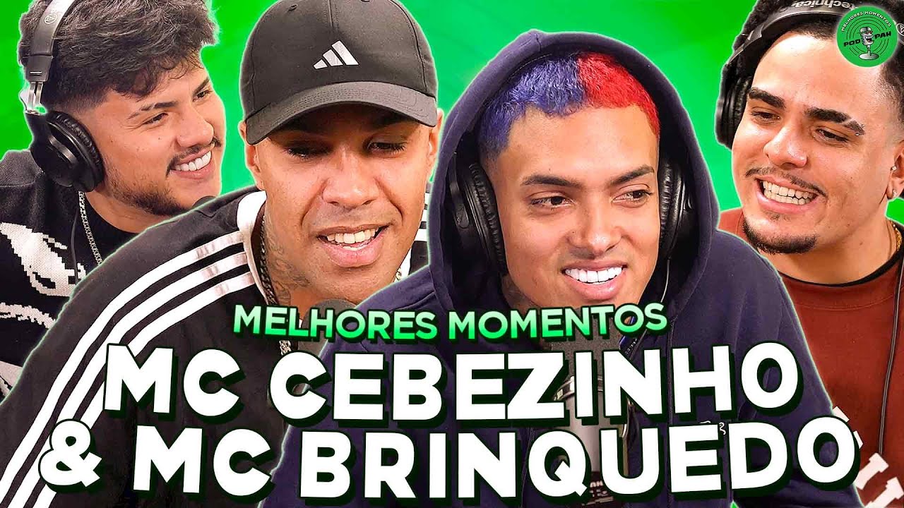 RESENHA DOS BIGODE COM MC BRINQUEDO E MC CEBEZINHO NO PODPAH - MELHORES MOMENTOS