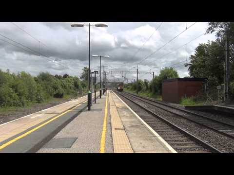 GBRf 66717 'Good Old Boy' 0X76 Thrashes past Acton Bridge