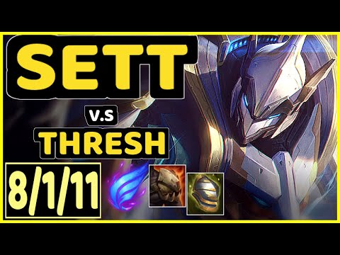DREAMS (SETT) vs THRESH - 8/1/11 KDA BOTTOM SUPPORT GAMEPLAY - EUW Ranked GRANDMASTER