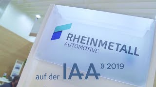 Rheinmetall auf der IAA 2019, Messe Frankfurt