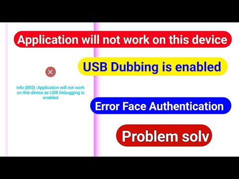 Info (892) Application will not work on this device as USB Debugging is enabled | NSP Scholarship