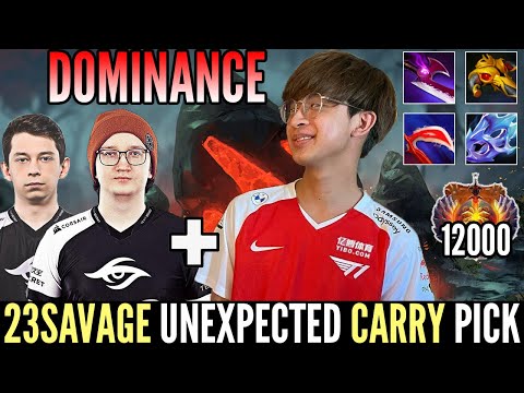 👉 23SAVAGE Unexpected Carry Pick + Help From NISHA Mid And MATUMBAMAN Offlane Lead To Full Dominance
