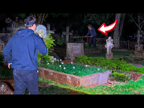 I FOUND THE GRAVE DIGGER INSIDE THE CEMETERY AT DAWN