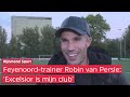 Feyenoord-jeugdtrainer Robin van Persie is even terug bij 'zijn' Excelsior