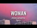 Woman (HQ lyrics) - John Lennon