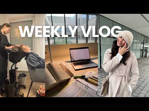 Exam results, haircut and study sessions // Weekly Vlog | Shalina Chantal