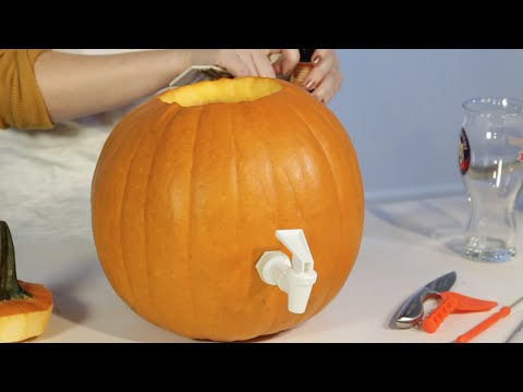 How To Turn A Pumpkin Into A Beer Keg