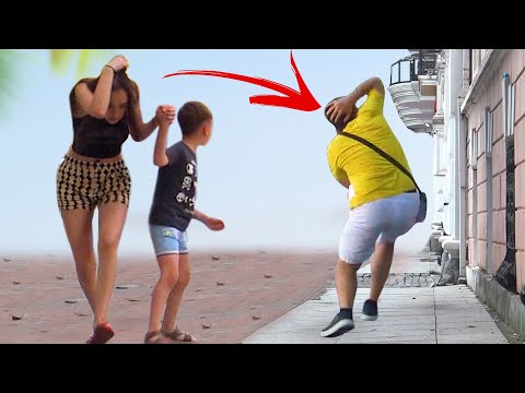 🔥 Invisible Object Falling from Building  - FALLING OBJECT PRANK! 🔥