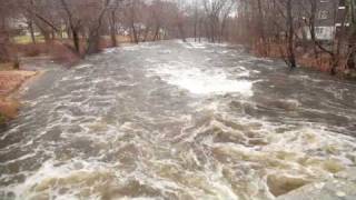 preview picture of video 'Assabet River - Maynard, MA - 15-Mar-2010'