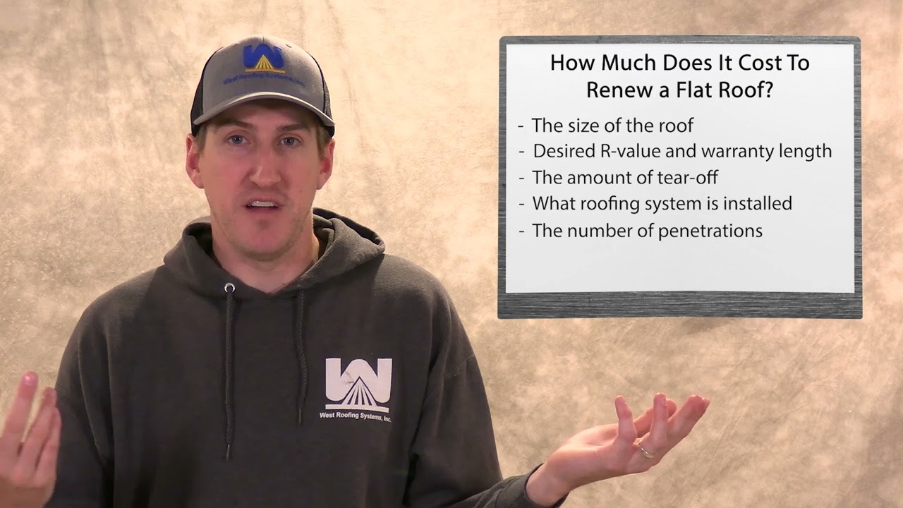 How Much Does It Cost To Renew a Flat Roof?