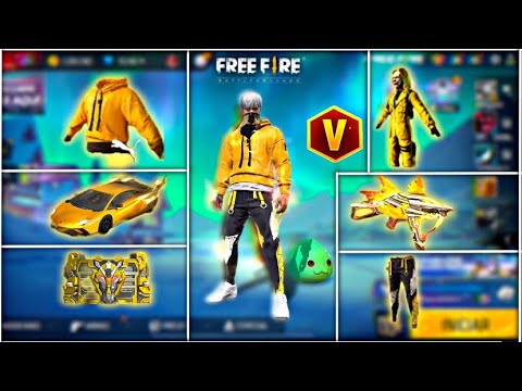 I CAN ONLY WEAR YELLOW THINGS 🟡 FREEFIRE