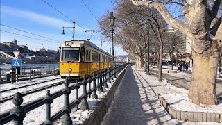 Budapest, Hungary 🇭🇺- Freezing Cold- 4K HDR Walking Tour