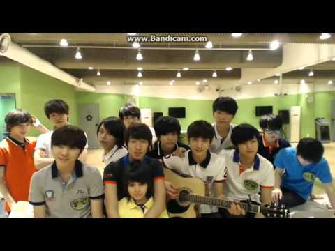 130508 SEVENTEEN TV Singing 'Like 17' acoustic ver.