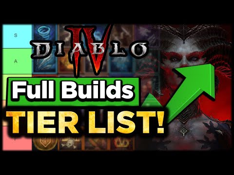 Diablo 4 - UPDATED Season 1 FULL Build Tier List ALL CLASSES!