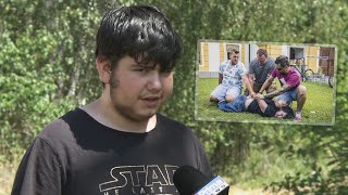 Omlouvám se, vzkázal zakleknutý chlapec z Babišova mítinku. Jeho matka popsala, co se stalo