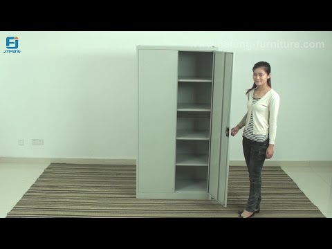 Steel wardrobe cabinets installation