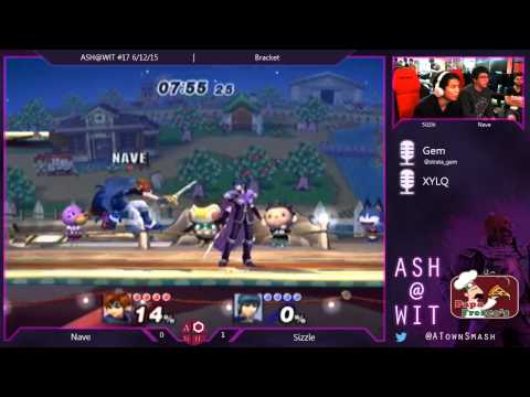 PM Winner's Quarters ASH@WIT 6/12/15 - Nave (Roy) vs Sizzle (Marth)