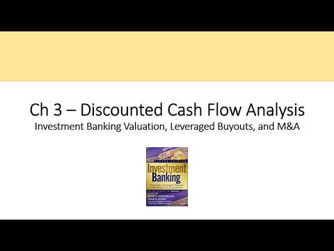Discounted Cash Flow (DCF) Model – CH 3 Investment Banking Valuation Rosenbaum