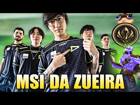 LOUD GANHOU do PSG uma VIAGEM de VOLTA pra CASA - MSI DA ZUEIRA