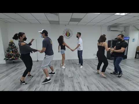 Caliente Dance Studio Singapore Bachata social combo class demo to Mike Bahia, Greeicy - Esta Noche
