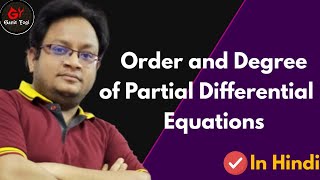 Order and Degree of Partial Differential Equation | Order of Partial Differential Equation | #Degree